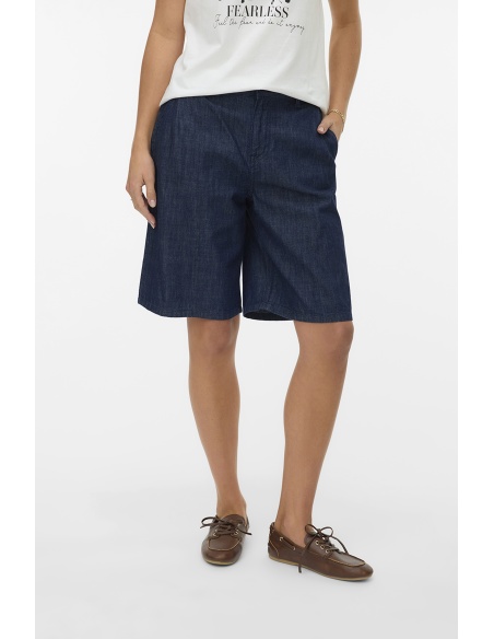 Bermuda Dark Blue Denim VMGABRILLA