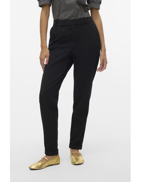 VERO MODA  BLACK PANTALONS