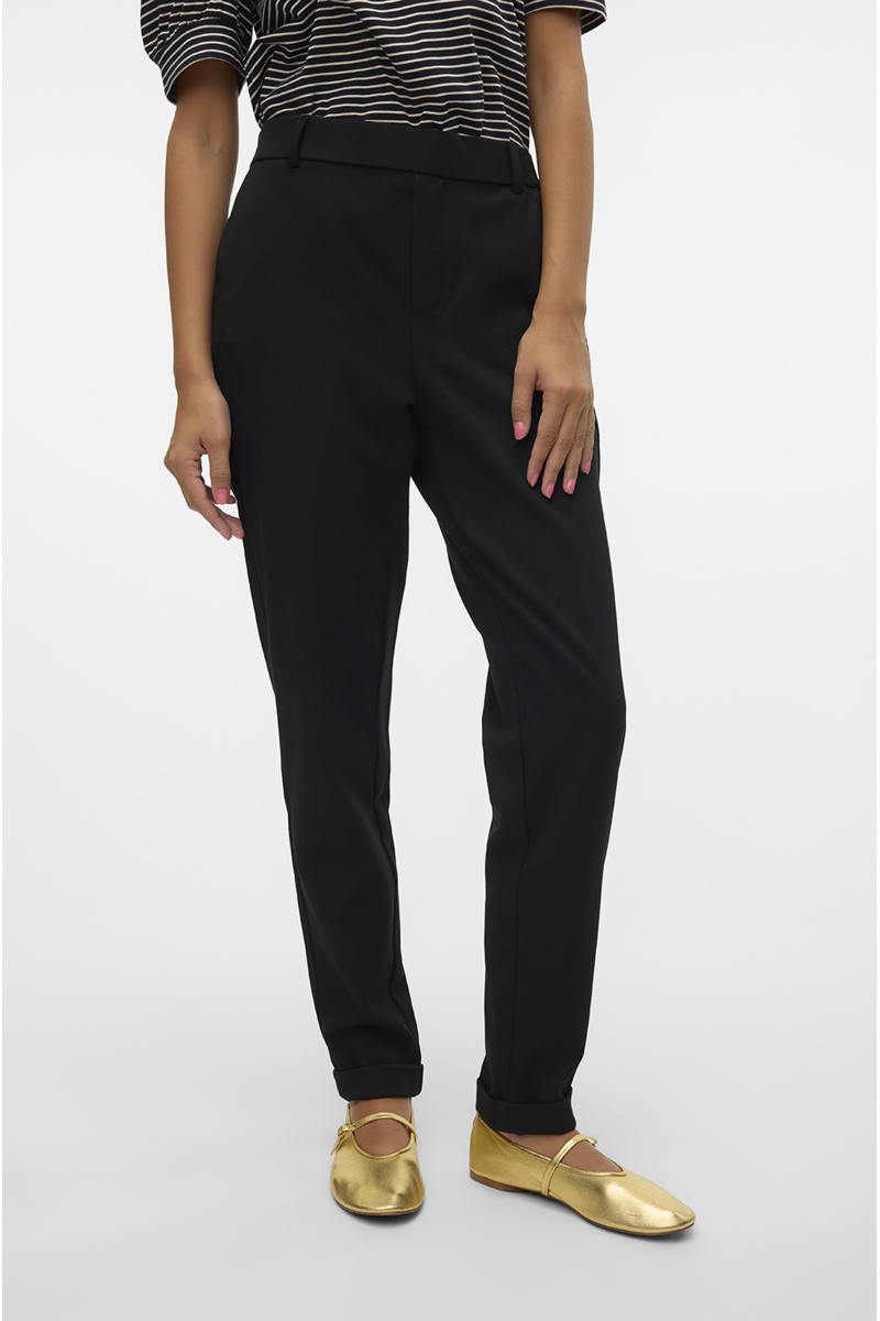 VERO MODA  BLACK PANTALONS 2