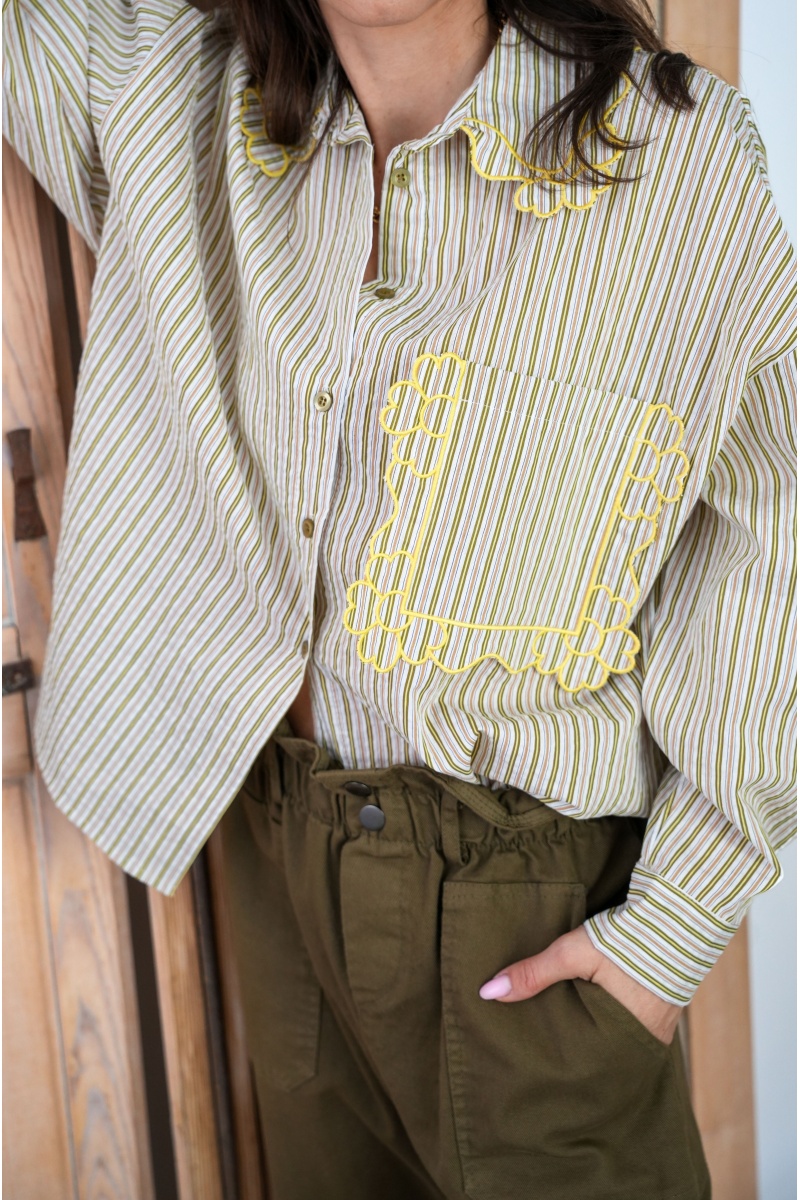 johanna toutoun RAYE KE/ECR CHEMISIER 2