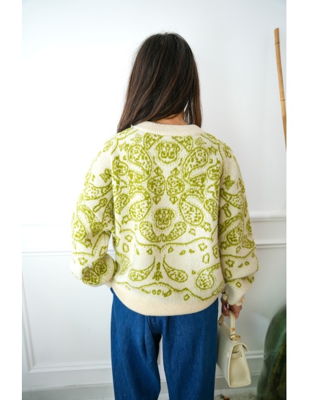 Pull Cachemire Kaki NIDANA