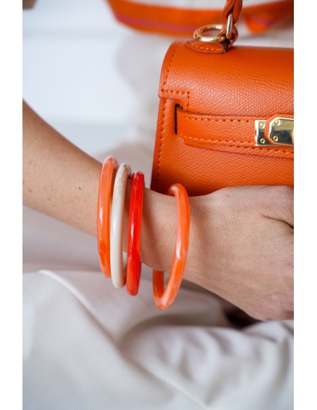 Set Jonc Orange LILOU