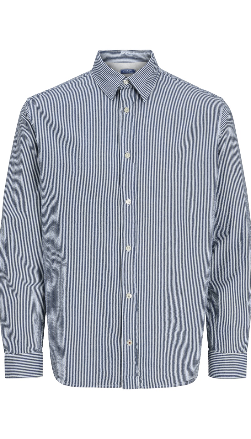 Chemise Rayer Dark Blue JPRBLUISAAC
