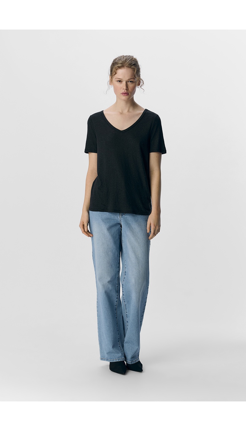 Tee Shirt Black OBJTHEA