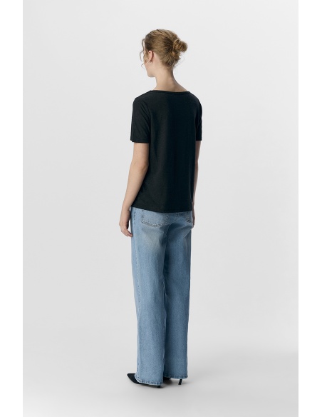 Tee Shirt Black OBJTHEA