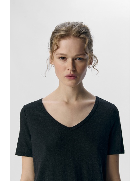 Tee Shirt Black OBJTHEA