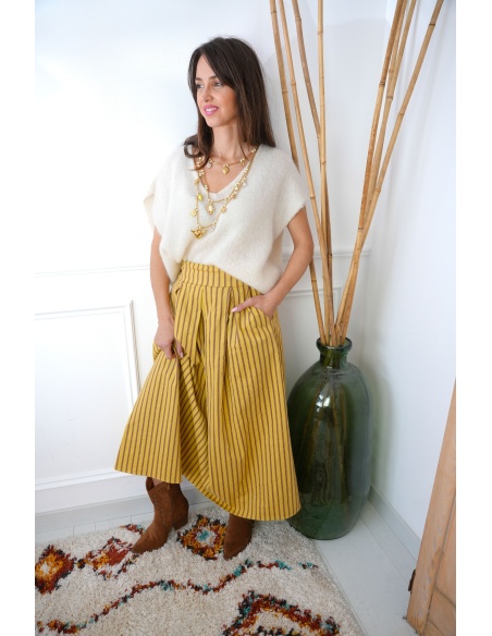 todami RAYER JAUNE JUPES FEMME