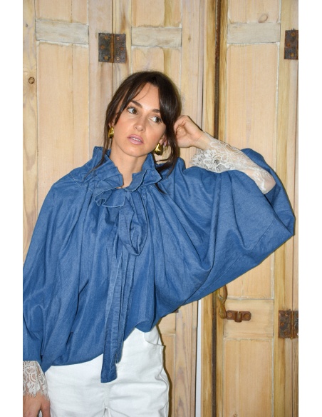 Blouse Lavallière Jean KATIA