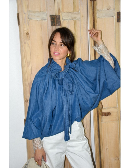 Blouse Lavallière Jean KATIA