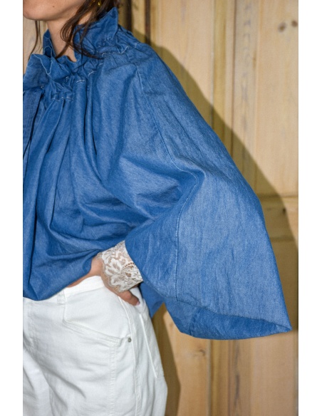 Blouse Lavallière Jean KATIA