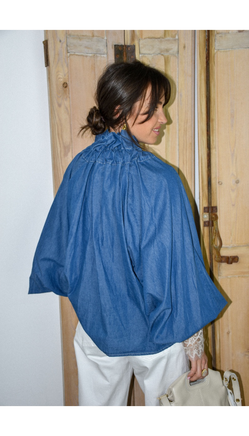 Blouse Lavallière Jean KATIA