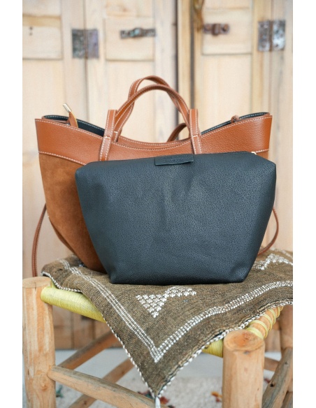 evelyn ashley . MARRON SAC FEMME