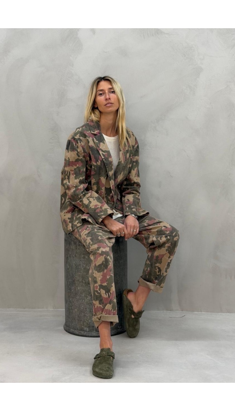 Jean Camouflage Bordeaux CINTA