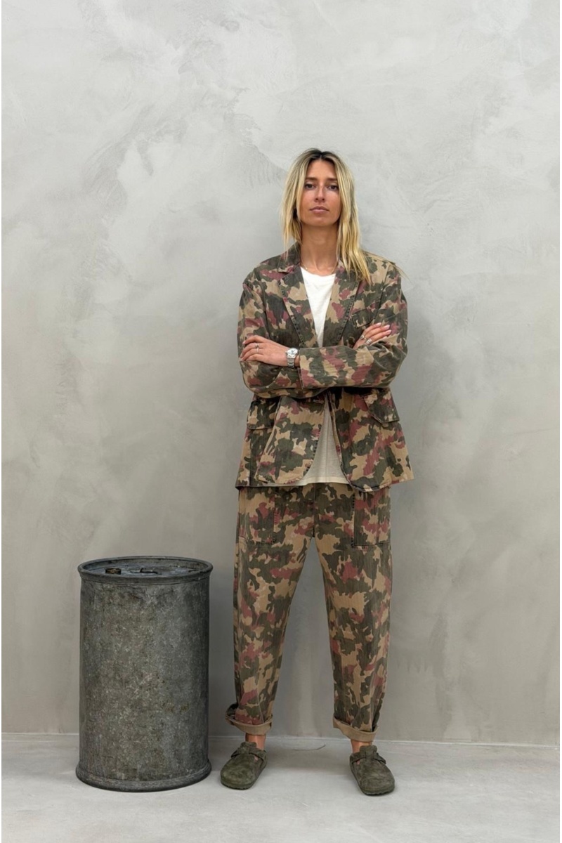 Veste Camouflage Bordeaux BROMELIA 2