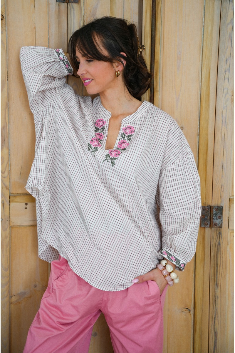 Blouse Carreaux Johanna JUNA