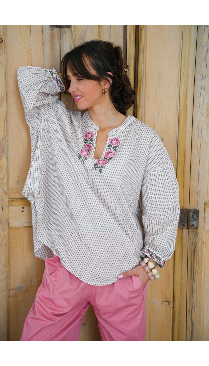 Blouse Carreaux Johanna JUNA