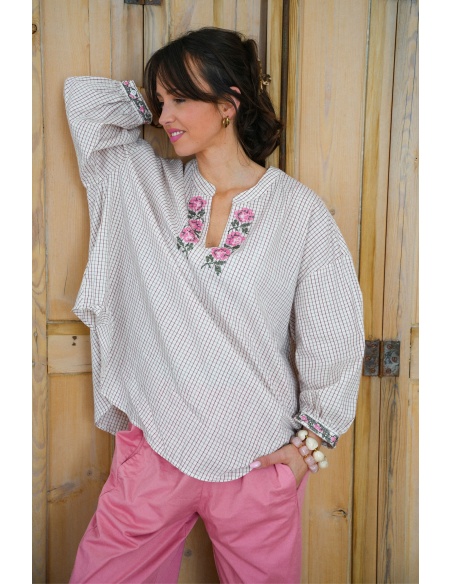 Blouse Carreaux Johanna JUNA