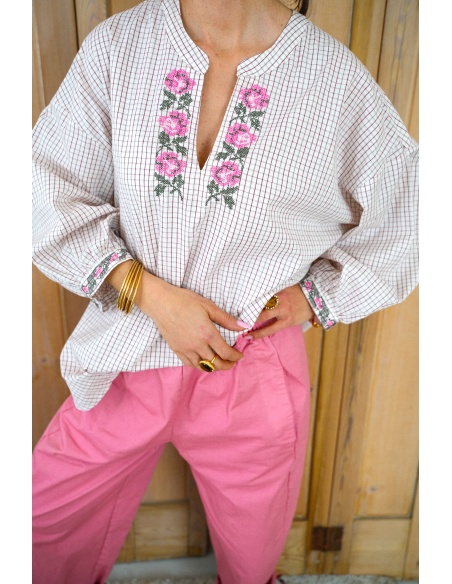 Blouse Carreaux Johanna JUNA