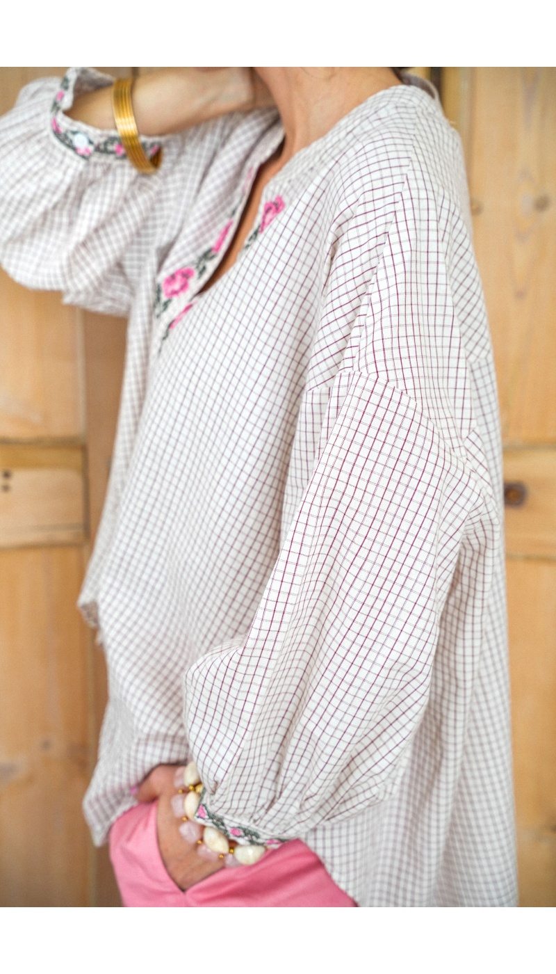 Blouse Carreaux Johanna JUNA