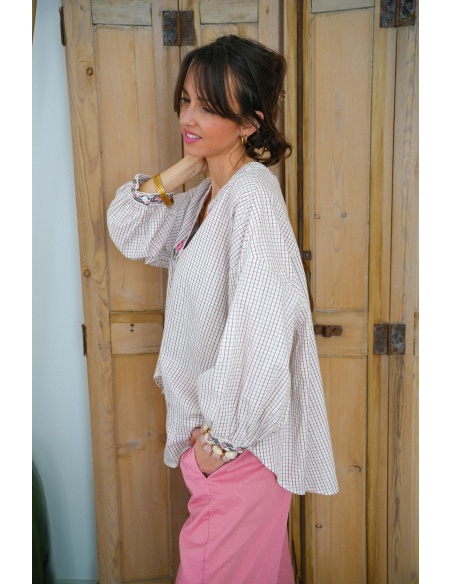 Blouse Carreaux Johanna JUNA