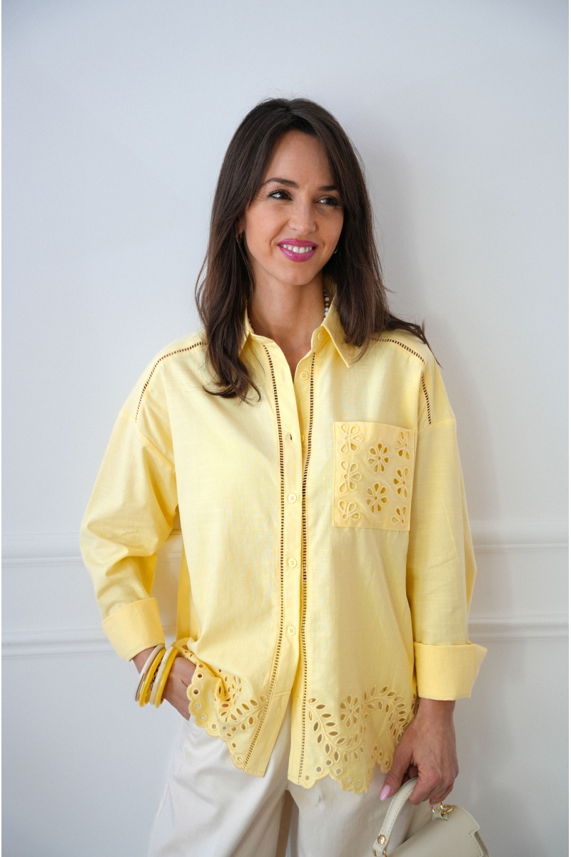 Chemisier Jaune CLAUDIE