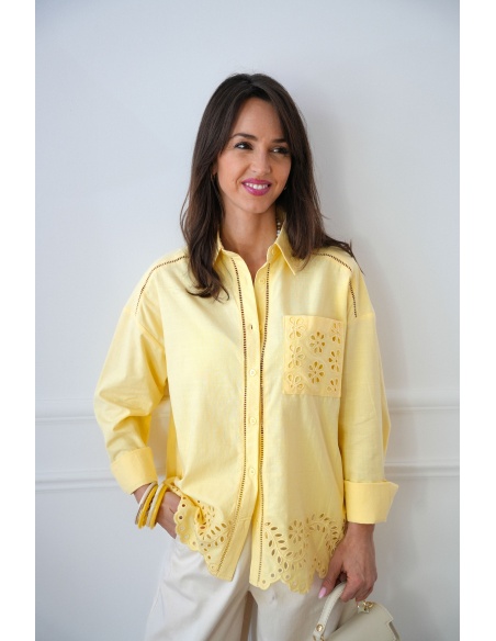 Chemisier Jaune CLAUDIE