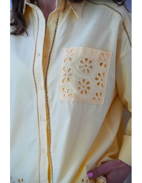 Chemisier Jaune CLAUDIE