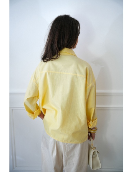 unigirl FLERUS JAUNE CHEMISIER