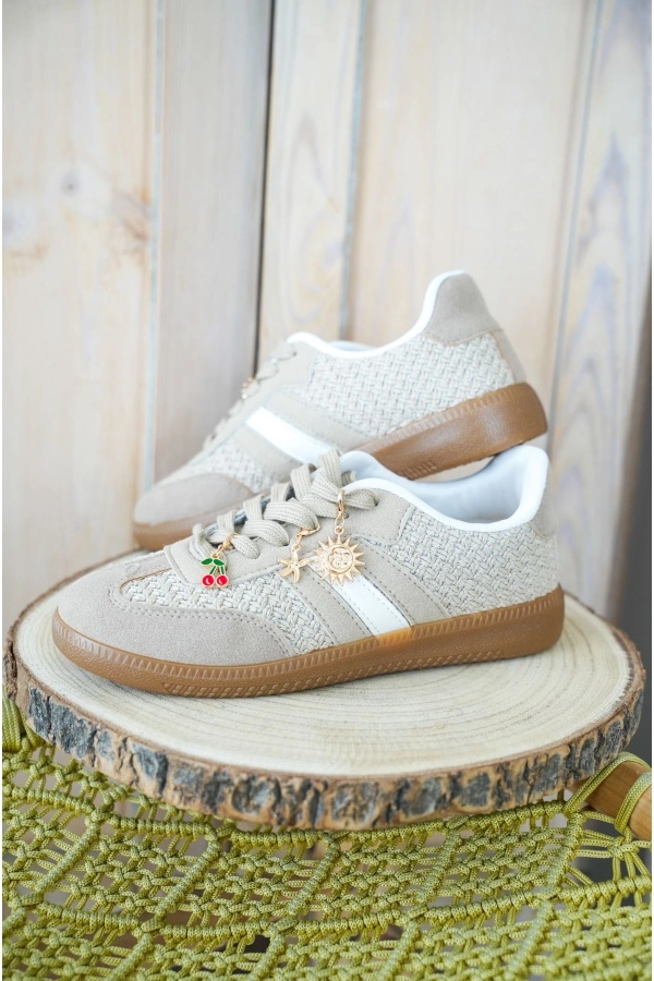 Baskets Charms Beige MARGAUX Noho - 1 | Accueil