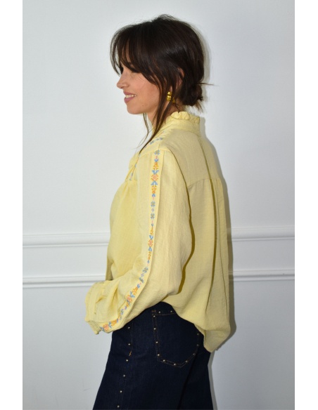 joelly BRODE JAUNE CHEMISIER