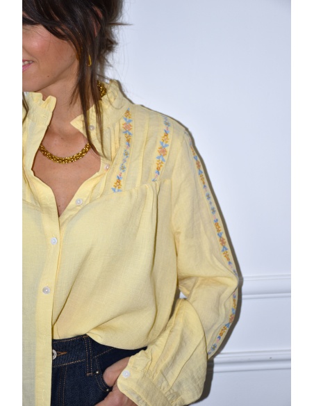 joelly BRODE JAUNE CHEMISIER