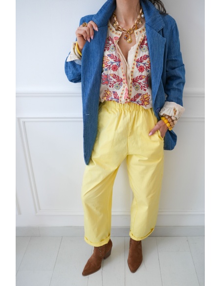 Pantalon Johanna Jaune JUDIE