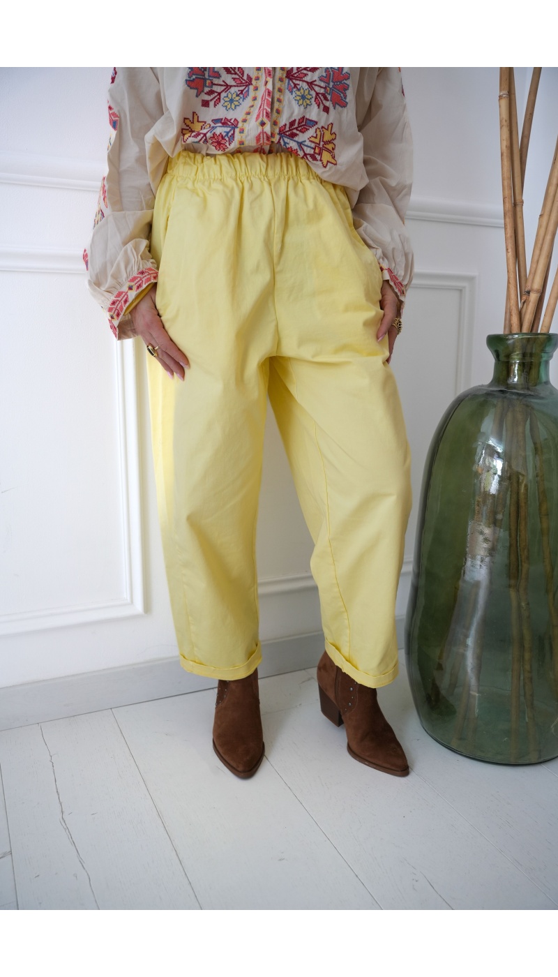 Pantalon Johanna Jaune JUDIE