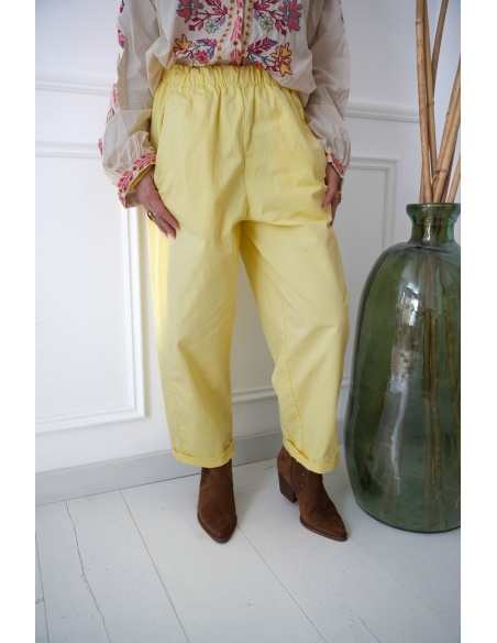 Pantalon Johanna Jaune JUDIE