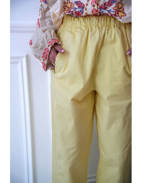 Pantalon Johanna Jaune JUDIE