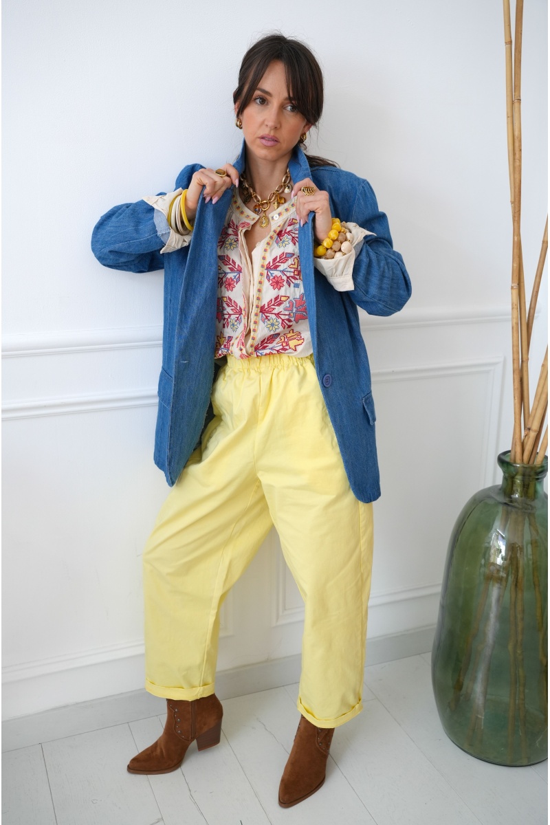 Pantalon Johanna Jaune JUDIE 2