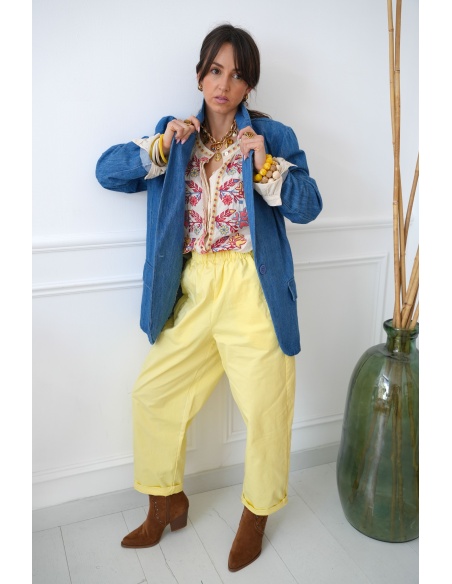 Pantalon Johanna Jaune JUDIE