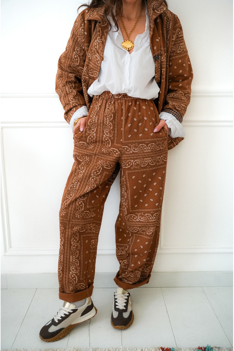 Jean Bandana Camel Johanna ELENA