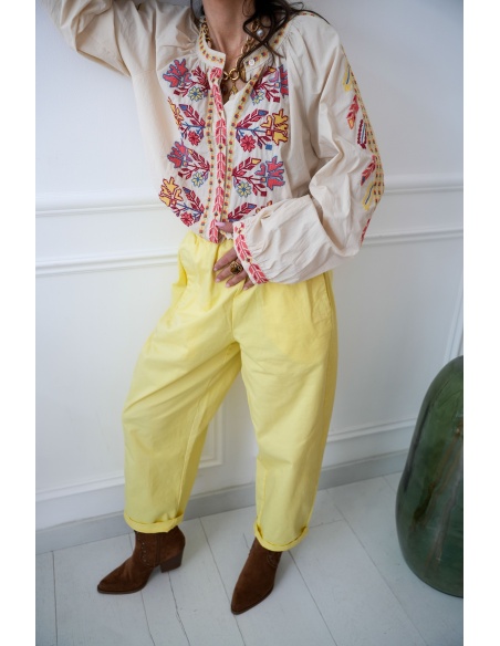 Chemisier Brodé Johanna LOUVE