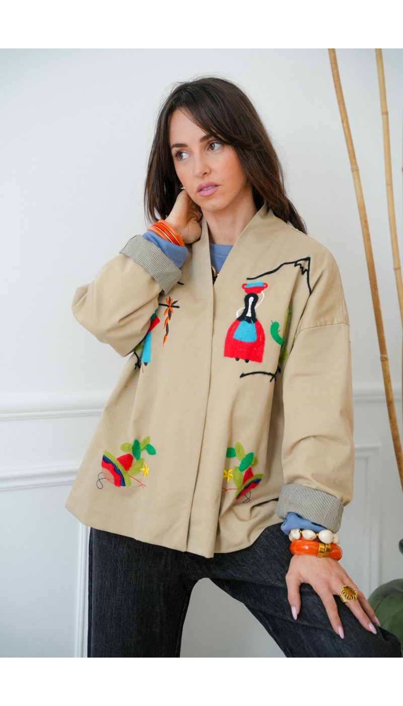 Veste Cactus Beige Johanna NURI