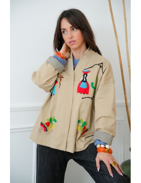 Veste Cactus Beige Johanna NURI