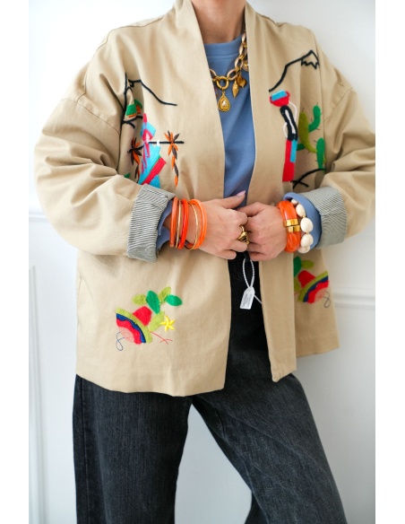 johanna toutoun CACTUS BEIGE VESTES FEMME