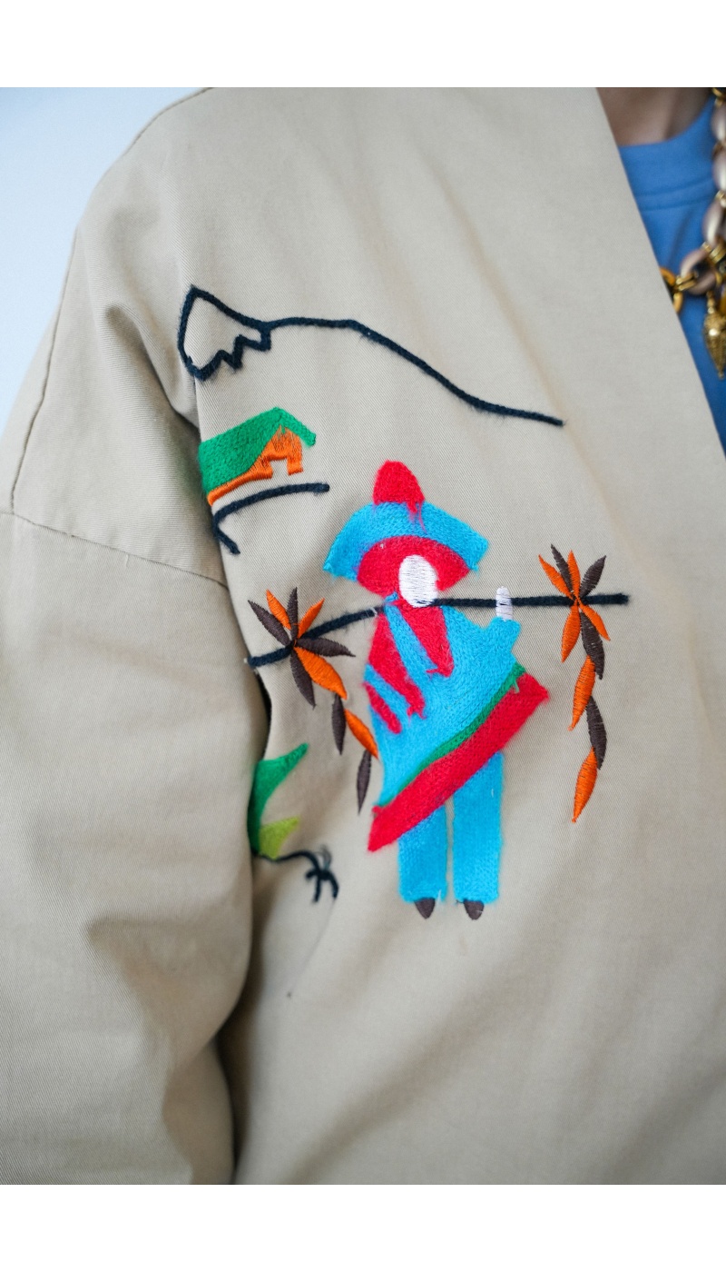 johanna toutoun CACTUS BEIGE VESTES FEMME