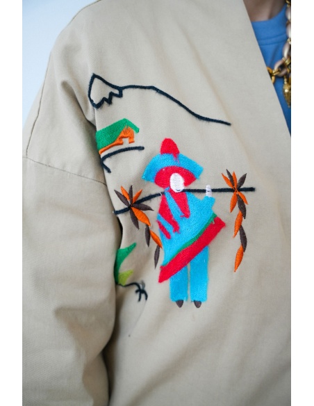 johanna toutoun CACTUS BEIGE VESTES FEMME