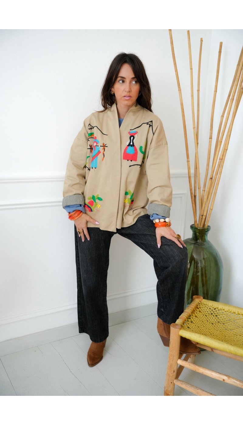 Veste Cactus Beige Johanna NURI