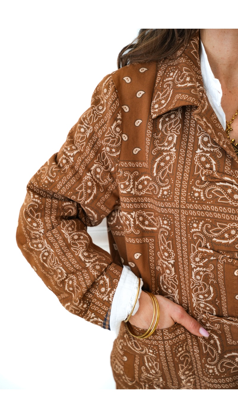 Veste Bandana Camel HOLA