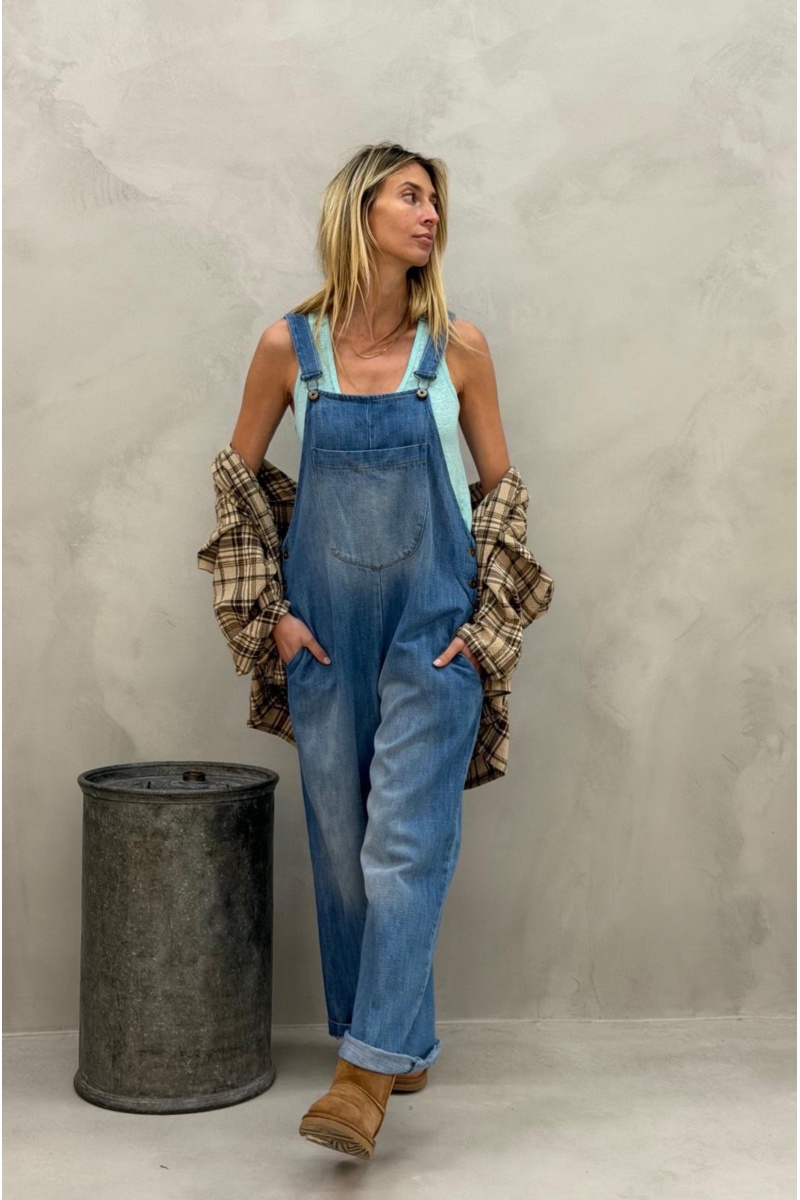 Salopette Jean Banditas WHITE LA