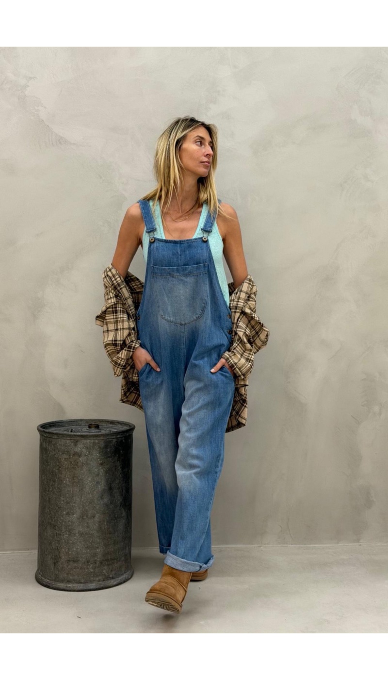 Salopette Jean Banditas WHITE LA