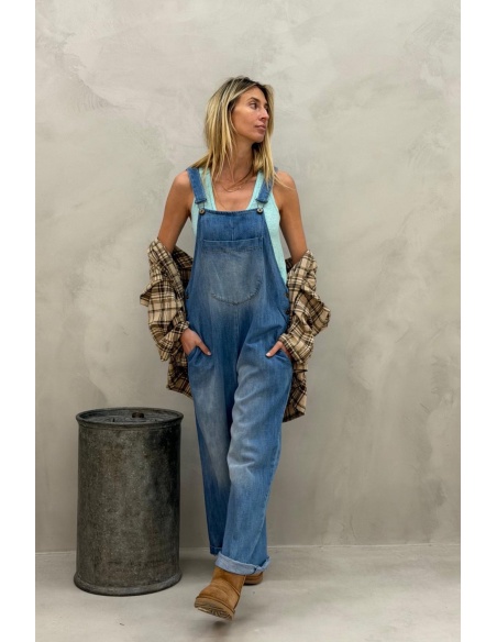 Salopette Jean Banditas WHITE LA