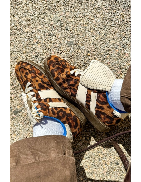 Baskets Femme Imprimé Léopard